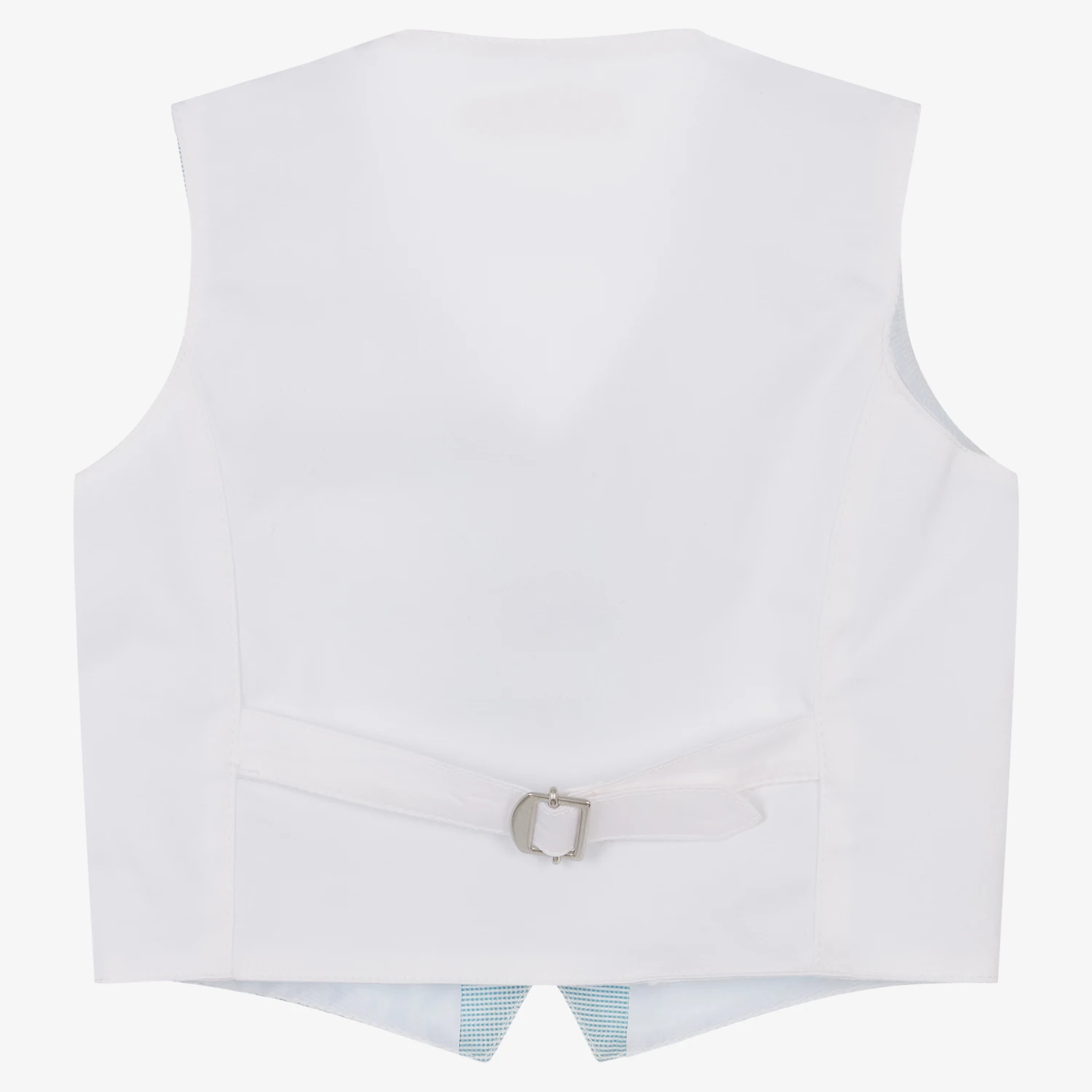 Alviero Martini Boys Blue & White 1a Classe Logo Waistcoat 2 Alviero Martini Boys Blue & White 1a Classe Logo Waistcoat - Image 2