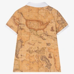 Casual Wear Co Shop -Casual Wear Co Shop alviero martini boys dark beige geo map polo shirt 493724 c61d9a3f1ad41308f643e41a06de5946d1b3b902