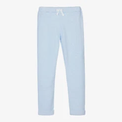 Babidu Blue Ribbed Jersey Trousers