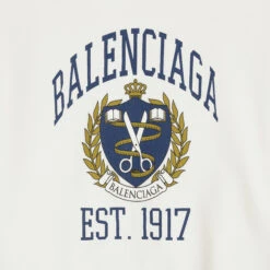 Balenciaga White College Logo Hoodie -Casual Wear Co Shop balenciaga white college logo hoodie 416081 c435d7bec61554175ff3758061eaf37d2f38e5b2