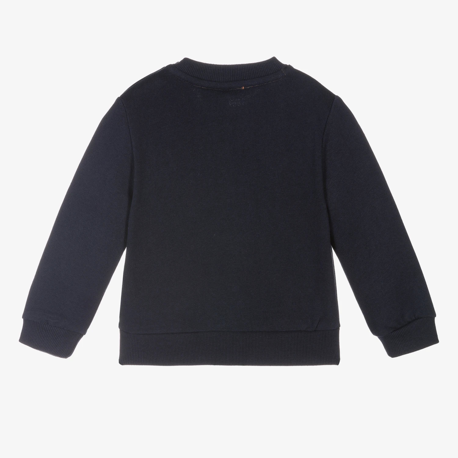 Boboli Boys Blue Cotton Sweatshirt 3 Boboli Boys Blue Cotton Sweatshirt - Image 3