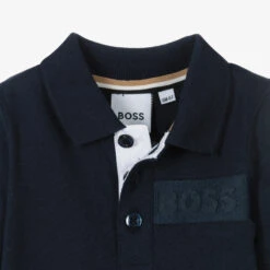 BOSS Boys Blue & Yellow Polo Shirt -Casual Wear Co Shop boss boys blue yellow polo shirt 467681 29fe3223bb7d2133ba07cdaf1748a85f61e93390