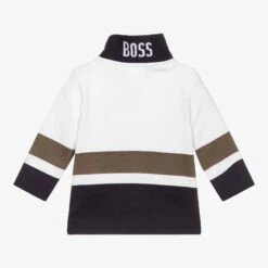 BOSS Colourblock Cotton Polo Shirt -Casual Wear Co Shop boss kidswear colourblock cotton polo shirt 408291 4ea0af2826569605f63e468551063b24073652bc