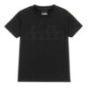 Diadora Boys Black Cotton T-Shirt