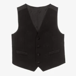 Dolce & Gabbana Boys Black DG Logo Waistcoat
