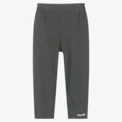 Donsje Grey Casual Trousers