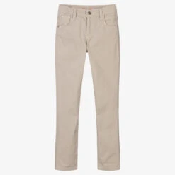 Dr. Kid Boys Beige Cotton Trousers