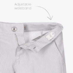 Dr. Kid Boys Grey Stripe Cotton Trousers -Casual Wear Co Shop dr kid boys grey stripe cotton trousers 538002 c81bd816de869bb239ea56e1372b7ea1bea757f1