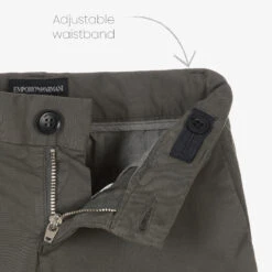Emporio Armani Boys Grey Chino Trousers -Casual Wear Co Shop emporio armani boys grey chino trousers 462604 41cf29664075a6b8c12ee8ed5521a7addb46169f