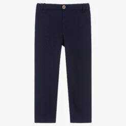 Everything Must Change Boys Navy Blue Milano Jersey Trousers