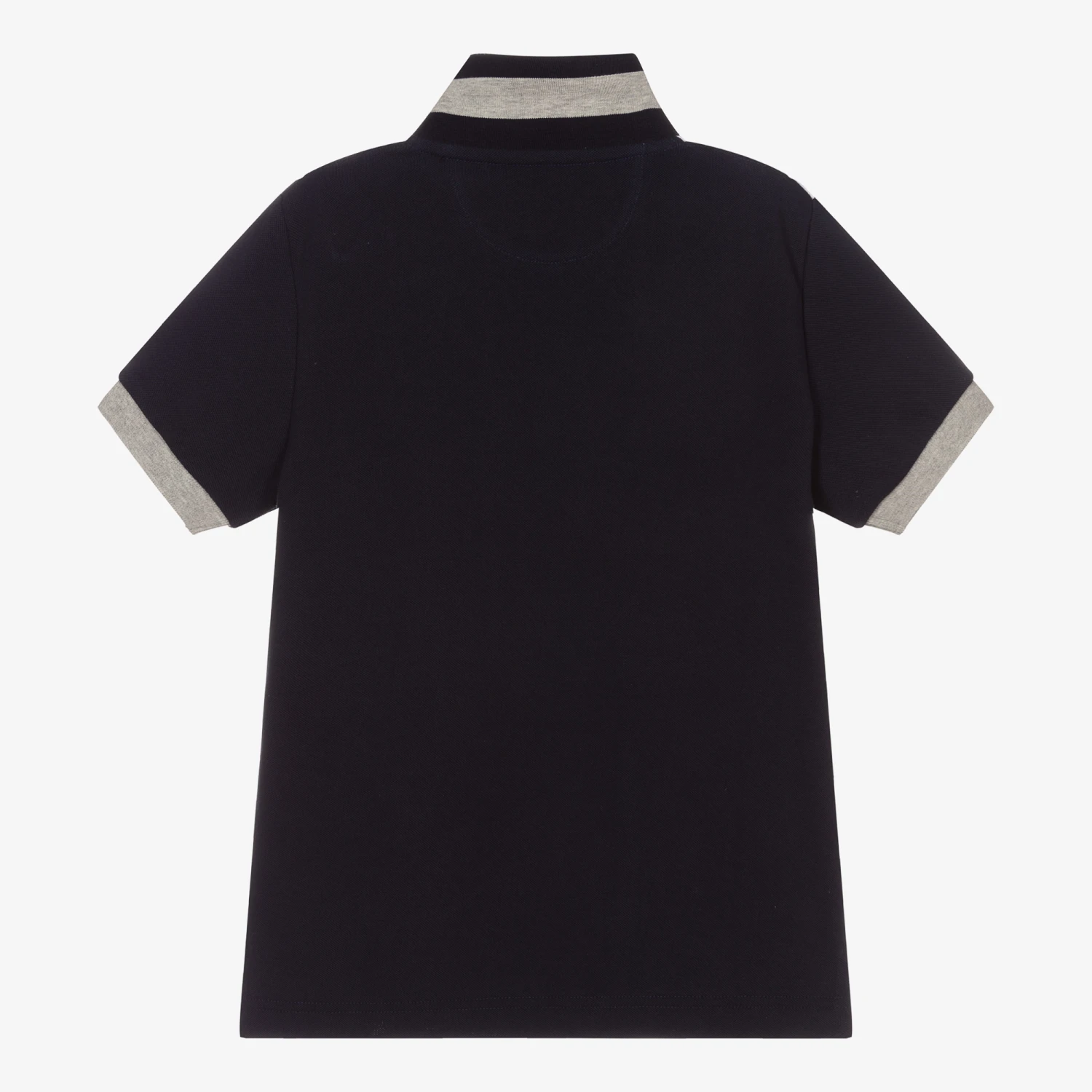 Hackett London Blue Colour Block Polo Shirt 4 Hackett London Blue Colour Block Polo Shirt - Image 4