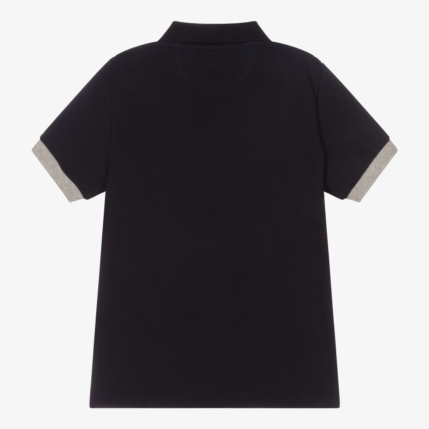 Hackett London Blue Colour Block Polo Shirt 2 Hackett London Blue Colour Block Polo Shirt - Image 2
