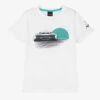 Hackett Aston Martin Racing White Cotton Car Print T-Shirt