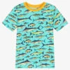 Hatley Boys Blue Graphic Cotton T-Shirt