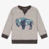 Hatley Grey Glow Buffalo Sweatshirt