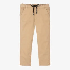 IDO Baby Boys Beige Chino Trousers
