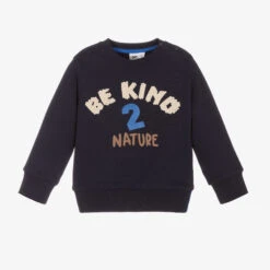IDO Baby Boys Navy Blue Sweatshirt