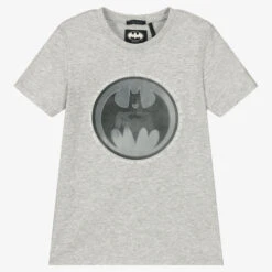 IKKS Boys Grey Batman Cotton T-Shirt