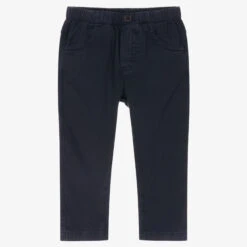 Il Gufo Baby Boys Blue Twill Trousers