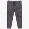 Il Gufo Blue Wool Blend Cargo Trousers