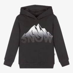 Il Gufo Boys Grey Cotton Hoodie