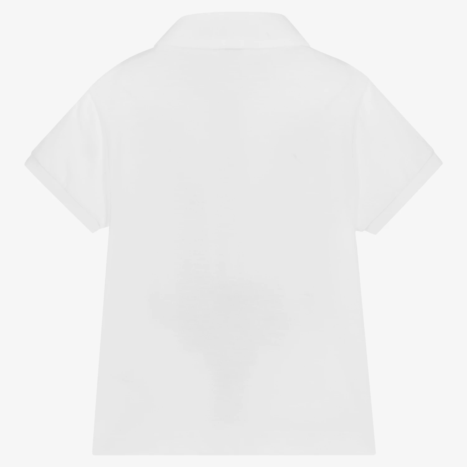 Il Gufo Boys White Cotton Polo Shirt 2 Il Gufo Boys White Cotton Polo Shirt - Image 2