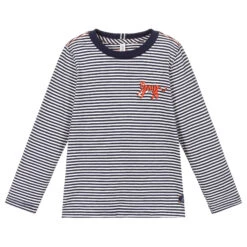 Joules Blue & White Striped Top