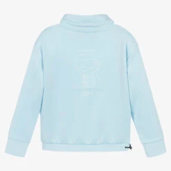 KARL LAGERFELD KIDS Boys Blue Logo Sweatshirt -Casual Wear Co Shop karl lagerfeld kids boys blue logo sweatshirt 504899 546b5dcfcc20e80974434839d45bfb3445928ce4