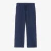 KENZO KIDS Boys Blue Striped Seersucker Trousers