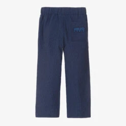 KENZO KIDS Boys Blue Striped Seersucker Trousers -Casual Wear Co Shop kenzo kids boys blue striped seersucker trousers 502204 9257b757d3cbd92809e939fce319e2155f3f8ed8