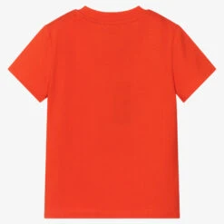 KENZO KIDS Boys Orange Cotton Giraffe Logo T-Shirt -Casual Wear Co Shop kenzo kids boys orange cotton giraffe logo t shirt 502294 f462837165187a0700699241889a0a213a4a06b5