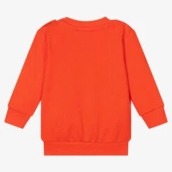 KENZO KIDS Boys Orange Cotton Logo Sweatshirt -Casual Wear Co Shop kenzo kids boys orange cotton logo sweatshirt 502292 f1141952ed515f53fba0e91406637d3677bcff04