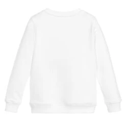 KENZO KIDS White Cotton Eye Sweatshirt -Casual Wear Co Shop kenzo kids white cotton eye sweatshirt 298438 1f8448718260061835b6f24bb0cc998f0e2f6f80