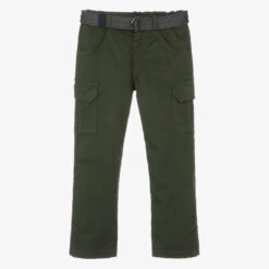 Lapin House Boys Green Cargo Trousers