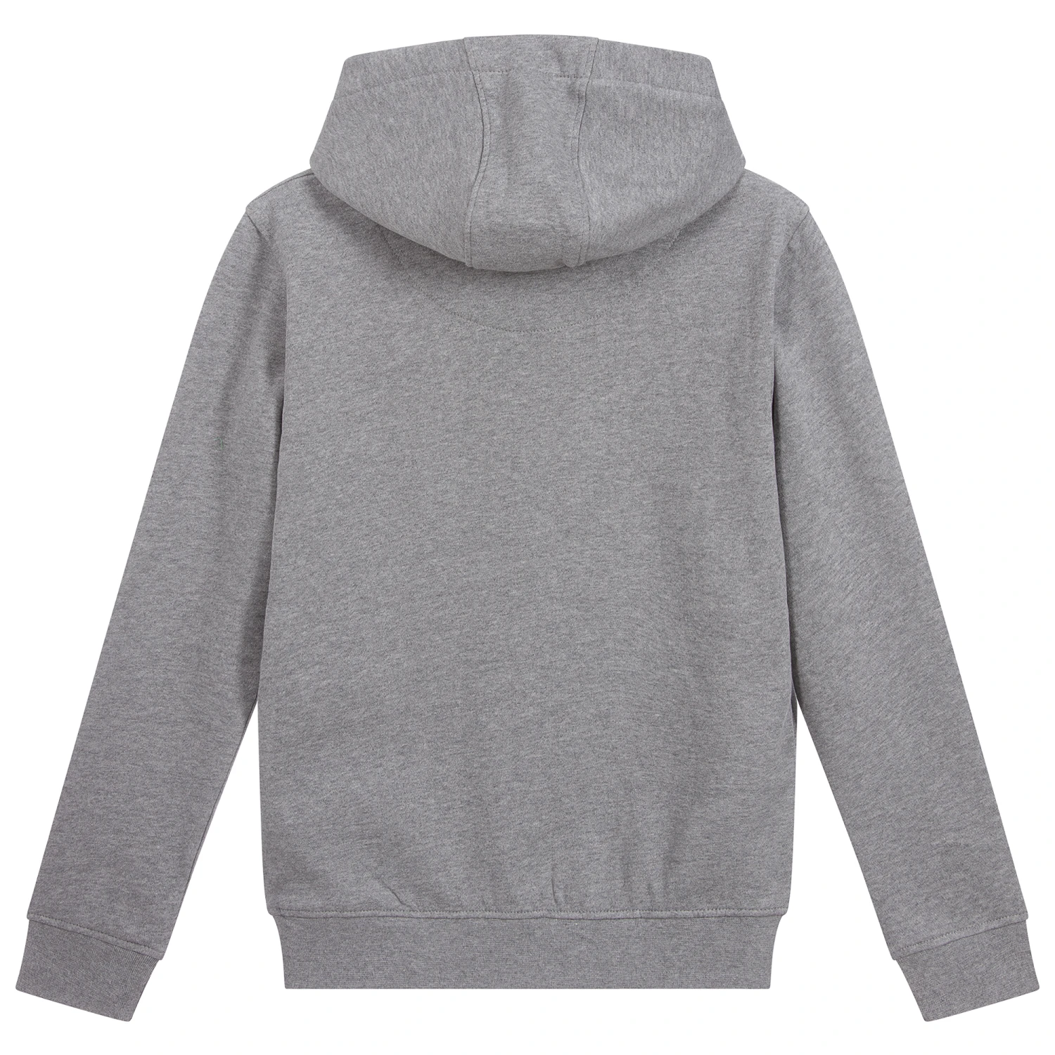 Lyle & Scott Boys Grey Cotton Logo Hoodie 2 Lyle & Scott Boys Grey Cotton Logo Hoodie - Image 2