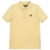 Lyle & Scott Pale Yellow Cotton Polo Shirt