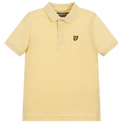 Lyle & Scott Pale Yellow Cotton Polo Shirt