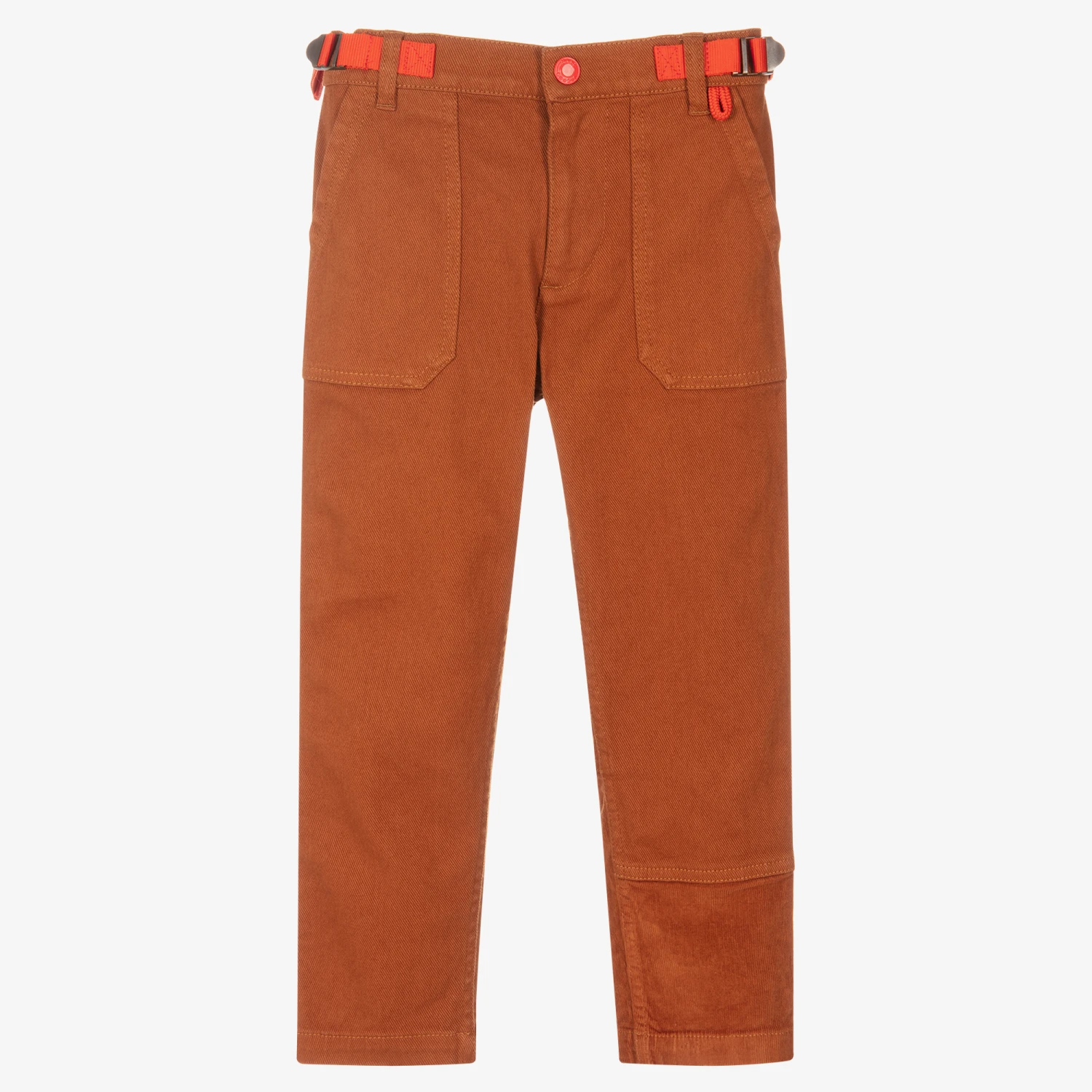 MARC JACOBS Boys Brown Cotton Trousers 1 MARC JACOBS Boys Brown Cotton Trousers