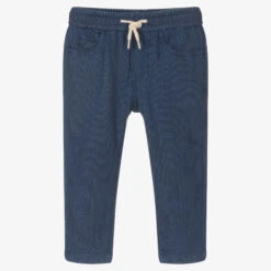 Mayoral Boys Blue Cotton Trousers