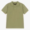 Mayoral Nukutavake Boys Green Cotton Polo Shirt