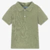 Mayoral Boys Green Cotton Polo Shirt