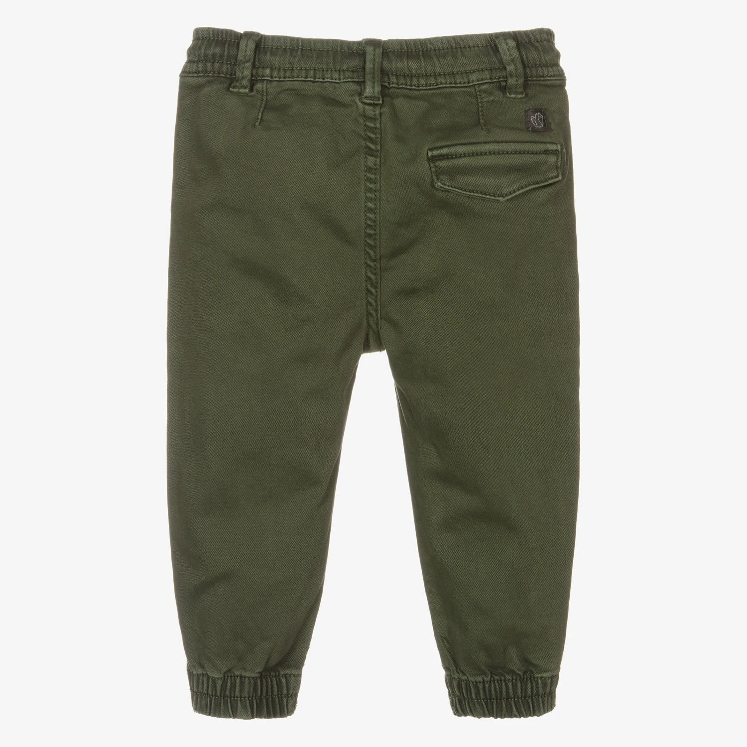 Mayoral Boys Green Cotton Trousers 2 Mayoral Boys Green Cotton Trousers - Image 2