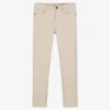 Mayoral Boys Grey Cotton Slim Fit Trousers