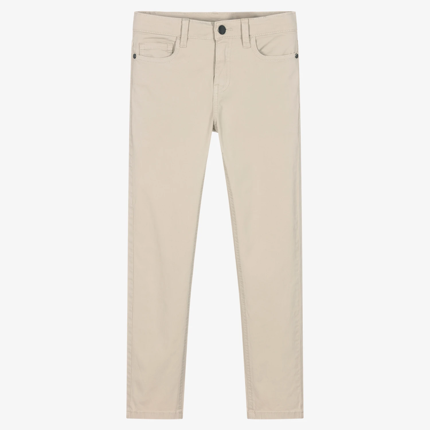 Mayoral Boys Grey Cotton Slim Fit Trousers 1 Mayoral Boys Grey Cotton Slim Fit Trousers