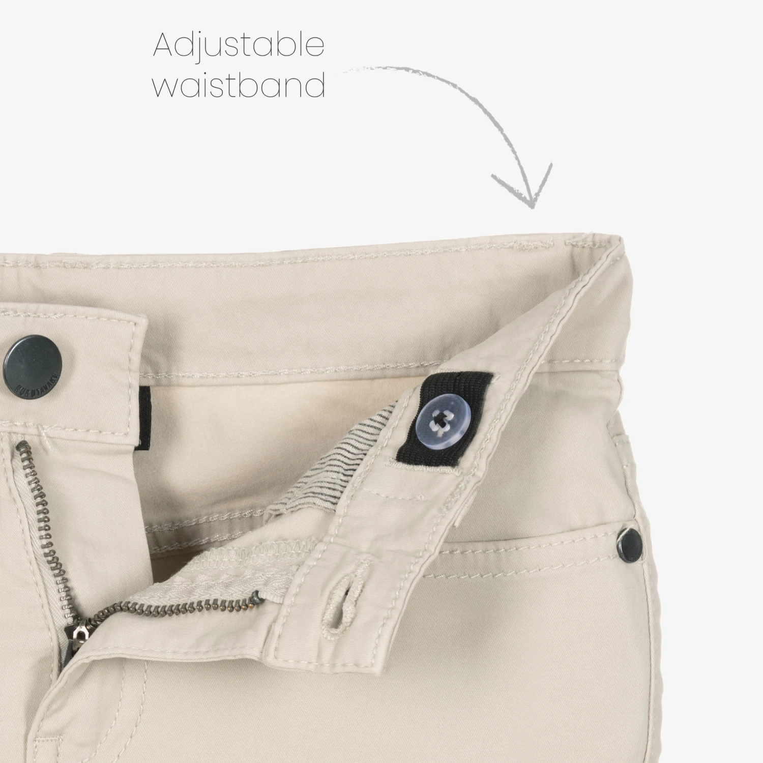 Mayoral Boys Grey Cotton Slim Fit Trousers 3 Mayoral Boys Grey Cotton Slim Fit Trousers - Image 3