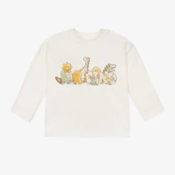 Mayoral Boys Ivory Cotton Dino T-Shirt
