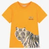 Mayoral Boys Orange Cotton Tiger T-Shirt