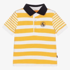 Mayoral Orange & White Polo Shirt