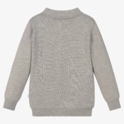 Mitch & Son Boys Grey Knitted Polo Shirt -Casual Wear Co Shop mitch son boys grey knitted polo shirt 472038 2f8bc9101bf4f9ee469b84402560c027b1f73d04