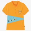 Mitch & Son Boys Orange Cotton Polo Shirt